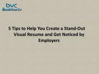 5 tips to help you create a stand out visual