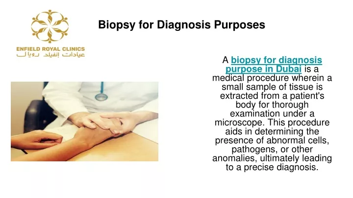 biopsy for diagnosis purposes