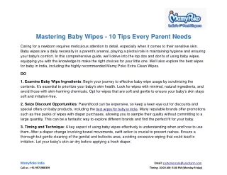 mastering baby wipes 10 tips every parent needs