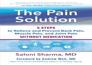 DOWNLOAD PDF The Pain Solution: 5 Steps to Relieve and Prevent Back Pain, Muscle