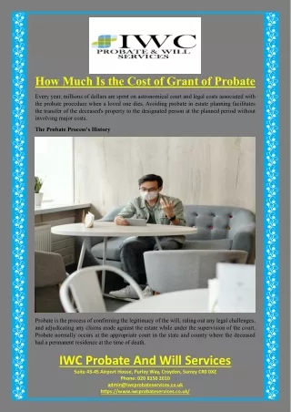 How Much Is the Cost of Grant of Probate