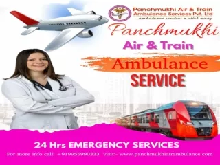 Use ICU Panchmukhi Train Ambulance in Patna and Delhi at Reasonable Budget