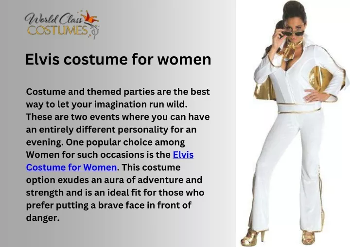 elvis costume for women