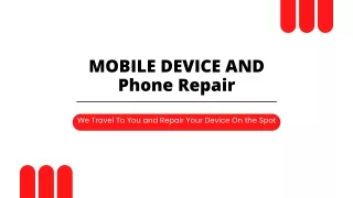 Best Mobile Phone Repair That Comes To You Australia Wide - Fix2U