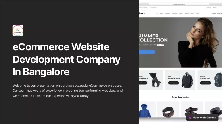 ecommerce website development company in bangalore