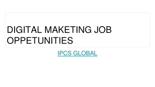 digital marketing job opportunities