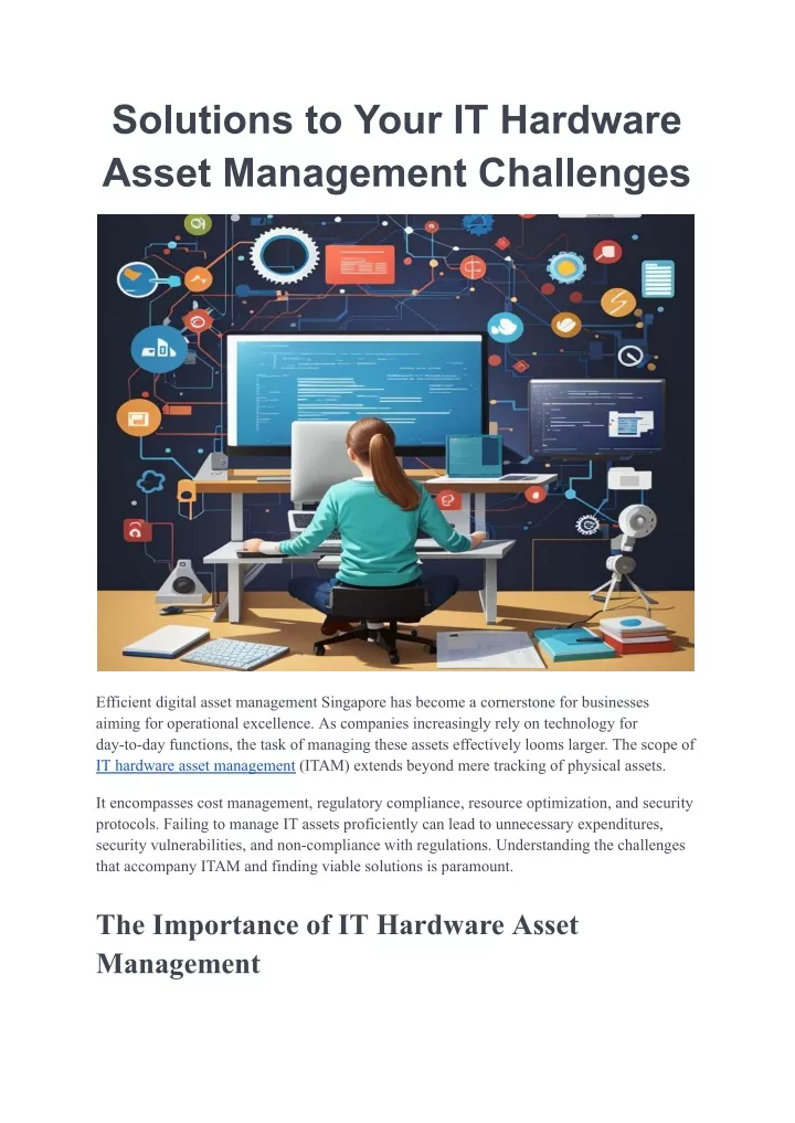 solutions to your it hardware asset management