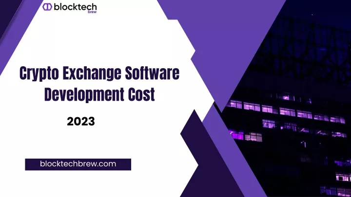 crypto exchange software development cost