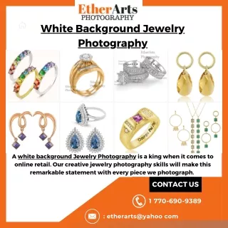 White Background Jewelry Photography