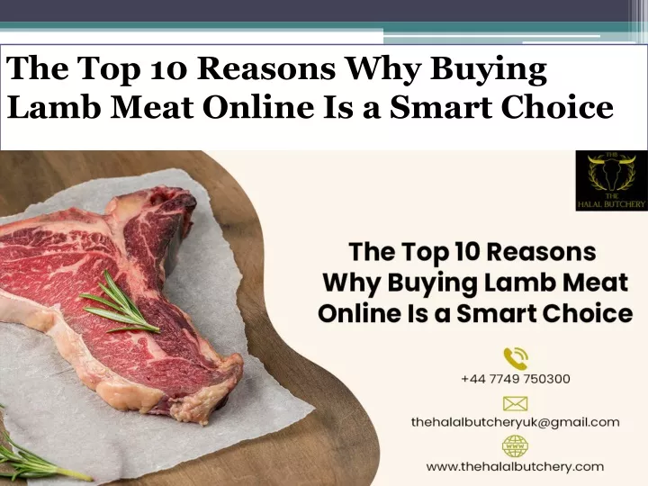 the top 10 reasons why buying lamb meat online