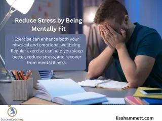 reduce stress by being mentally fit