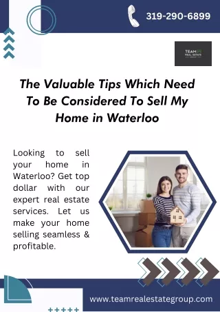 Sell My Home Waterloo | Team Real Estate Group