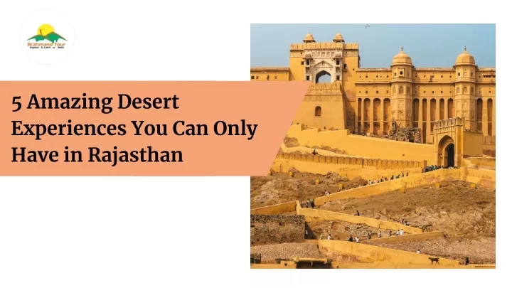 5 amazing desert experiences you can only have