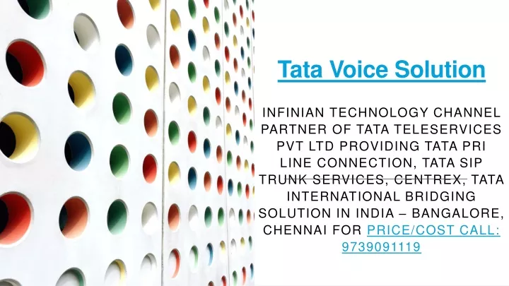 tata voice solution