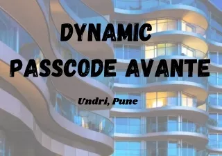Dynamic Passcode Avante Pune Brochure.pdf