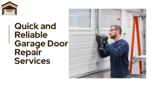 Quick and Reliable Garage Door Repair Services