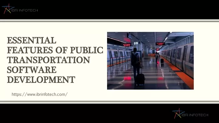 essential features of public transportation software development
