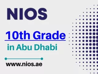 NIOS 10th Grade in Abu Dhabi