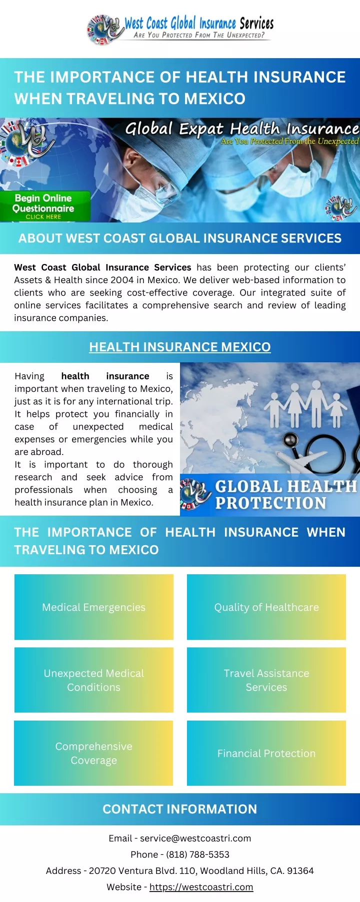 the importance of health insurance when traveling