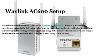 Wavlink AC600 Setup