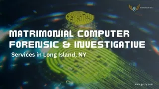 Matimonial Computer Forensic & Investigation Services in Long Island