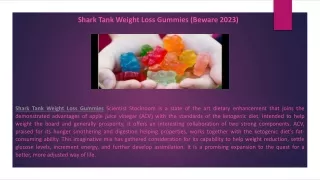 Shark Tank Weight Loss Gummies