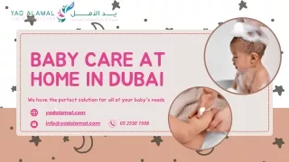 Best baby care at home in Dubai | Yadalamal