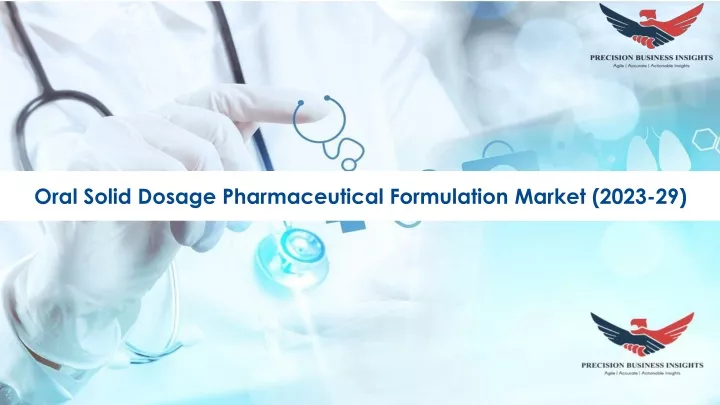 oral solid dosage pharmaceutical formulation