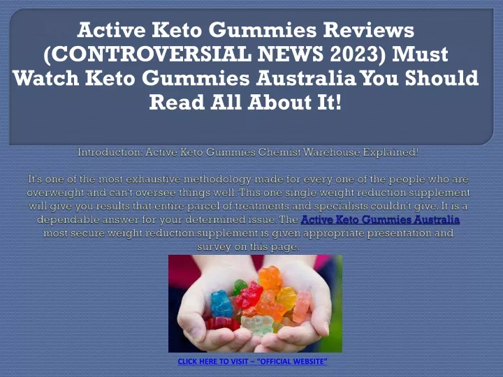 active keto gummies reviews controversial news