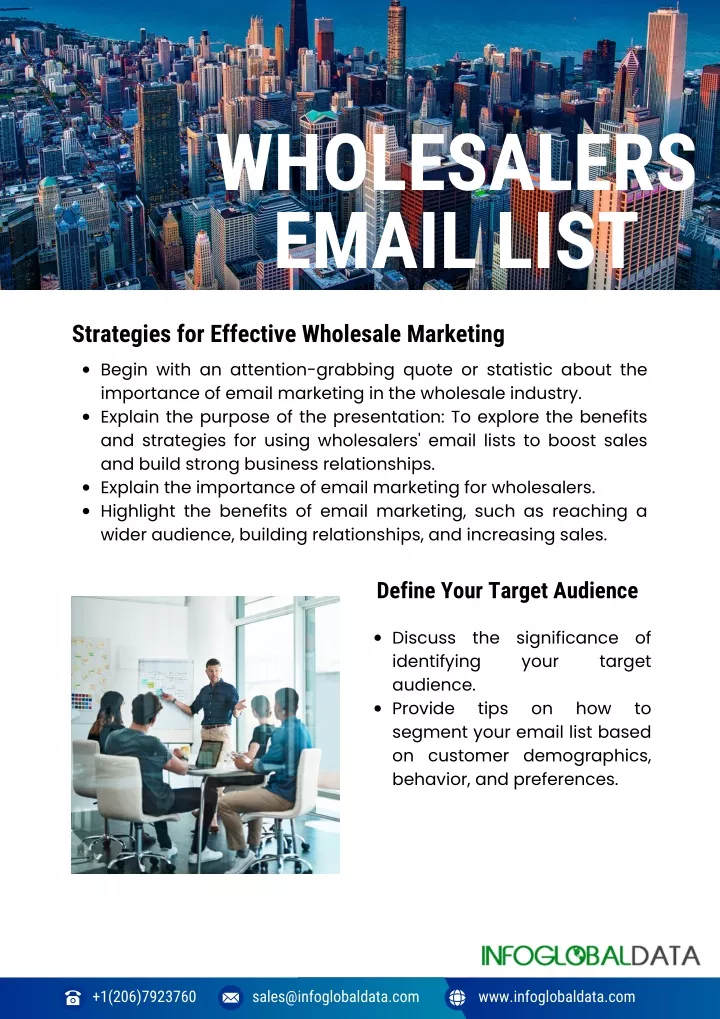 wholesalers email list