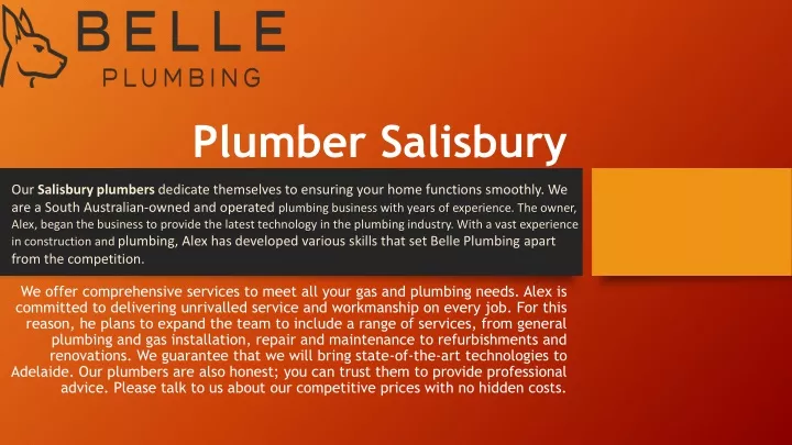 plumber salisbury