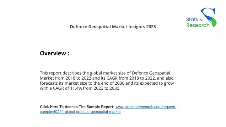defence geospatial market insights 2023