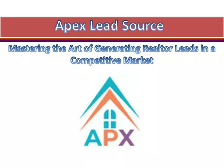 apex lead source