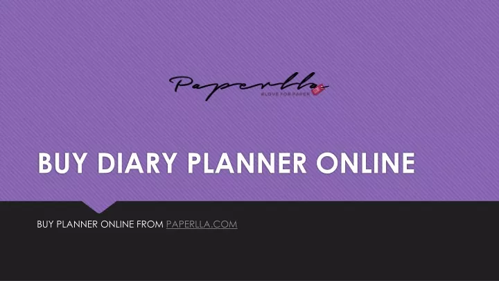 buy diary planner online