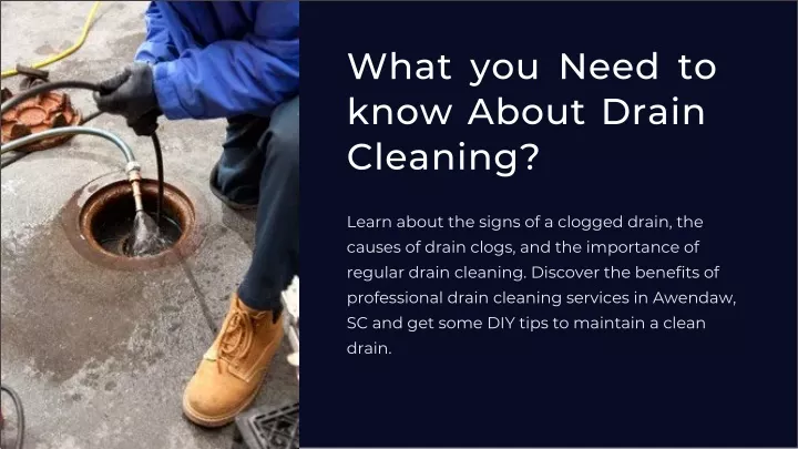 what you need to know about drain cleaning