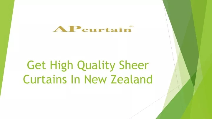 get high quality sheer curtains in new zealand