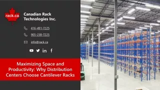 Maximizing Space and Productivity: Why Distribution Centers Choose Cantilever Ra