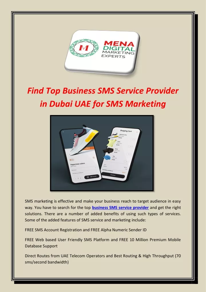 find top business sms service provider in dubai