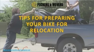 TIPS FOR PREPARING YOUR BIKE FOR RELOCATION