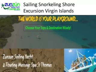Sailing Vacations Virgin Islands