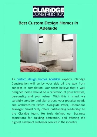 Best Custom Design Homes in Adelaide (1)