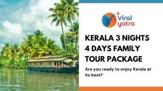 Kerala 3 Nights 4 Days Family Tour Package