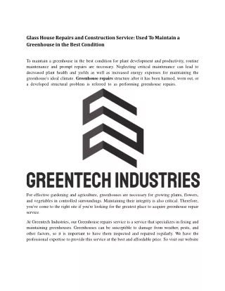 Greentech Industries Blog.docx