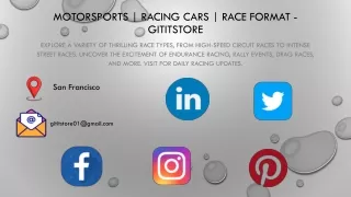 Motorsports | Racing Cars | Race Format - GiTiTstore