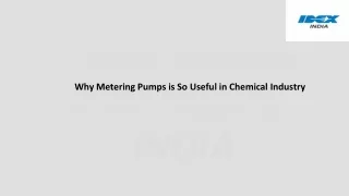 Why Metering Pumps is So Useful in Chemical Industry