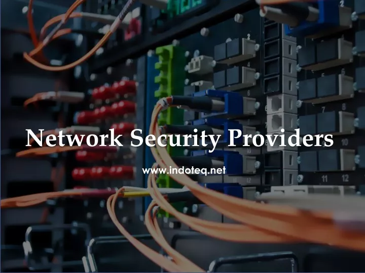 network security providers