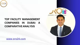 Top Facility Management Companies in Dubai: A Comparative Analysis