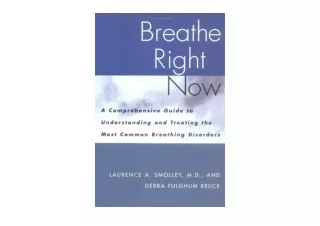 Download PDF Breathe Right Now A Comprehensive Guide to Understanding and Treati