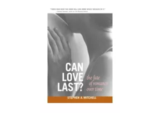 Ebook download Can Love Last The Fate of Romance over Time Norton Professional B