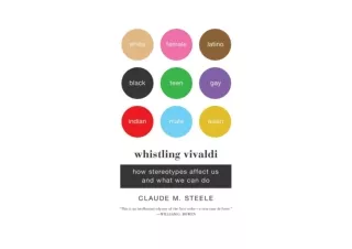 Ebook download Whistling Vivaldi How Stereotypes Affect Us and What We Can Do Is